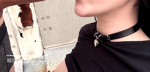  OUTDOOR PUBLIC SEX WITH SCHOOLGIRL ON THE ROOF, PHOTOSESSION TURNED TO THE ROUGH FUCK & SLOPPY BLOWJOB, MASSIVE CUM LOAD AT HER BACK, LOUD MOANING, ALMOST GOT CAUGHT